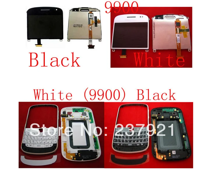 (DHL EMS Free)100% Top Quality Guarantee for Blackberry Bold 9900 LCD Touch Digitizer+Battery Back Cover Housing Door(50Sets) | Мобильные