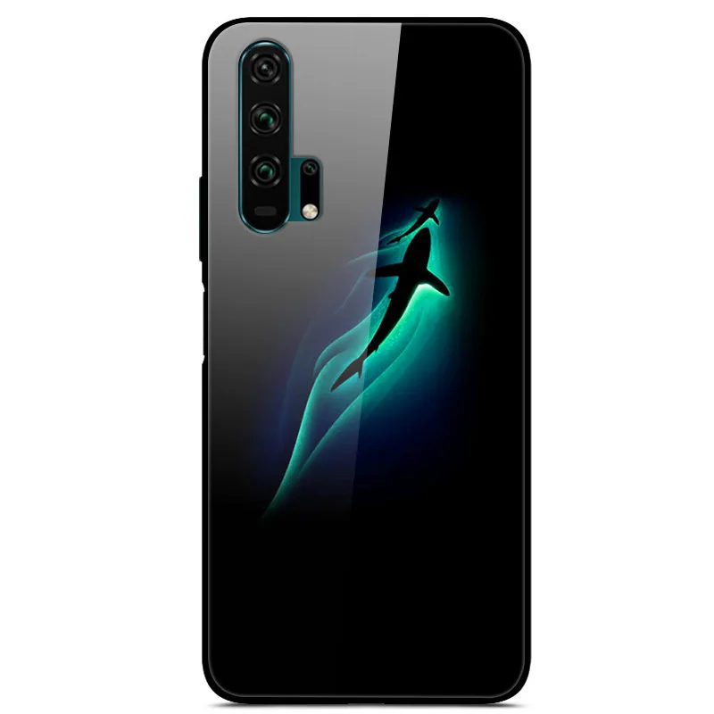 Premium Tempered Glass Hard Back Cover for Huawei Honor 20 Series