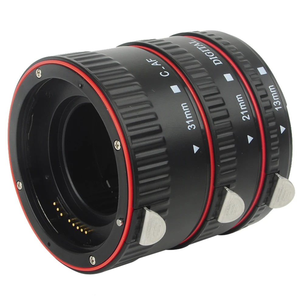 Крепление адаптера объектива с автофокусом AF макро пластиковое Удлинительное Кольцо для объектива Canon EF-S T5i T4i T3i T2i 100D 60D 70D 550D 600D