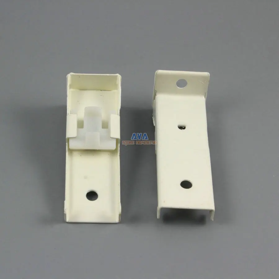 10 Pieces L Shape Curtain Track Bracket Curtain Track Brace 60x20x21mm