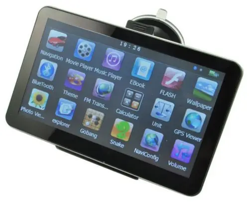 Car 7/" GPS Navigation Bluetooth Sat Nav with Wireless Rear View Backup Camera