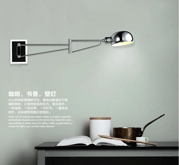 swing modern wall lamps led wall sconce bedside wall lights reading lights bedroom lamps ajustable wall - Bedroom Wall Sconces For Reading swing modern wall lamps led wall sconce bedside wall lights reading lights bedroom lamps ajustable wall - Bedroom Wall Sconces For Reading