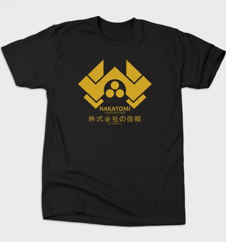 2019 печатная Мужская футболка хлопковая Футболка Nakatomi Corporation с круглым вырезом
