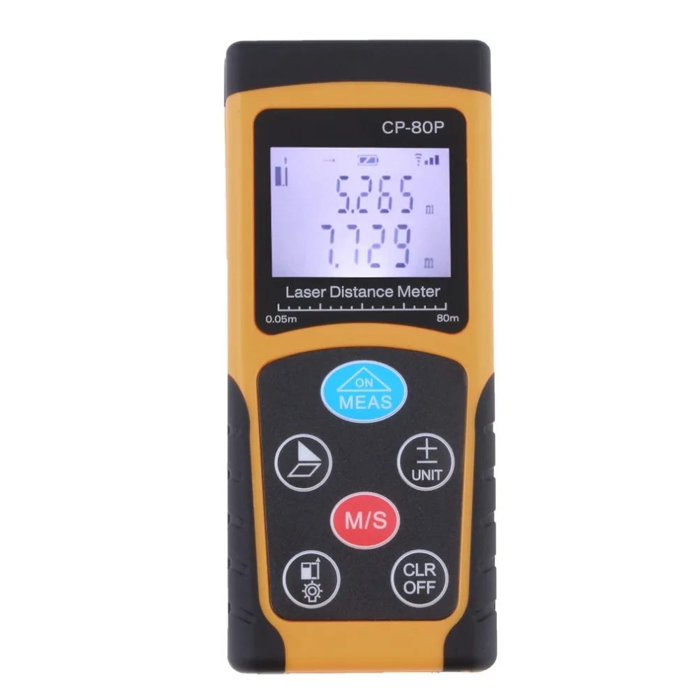 

High Quality 80 m High-precision Handheld Digital IR Laser Distance Meter Range Finder Free Shipping