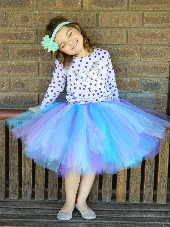 Buy Sweet Children Girls Rainbow Tutu Skirts For Kid