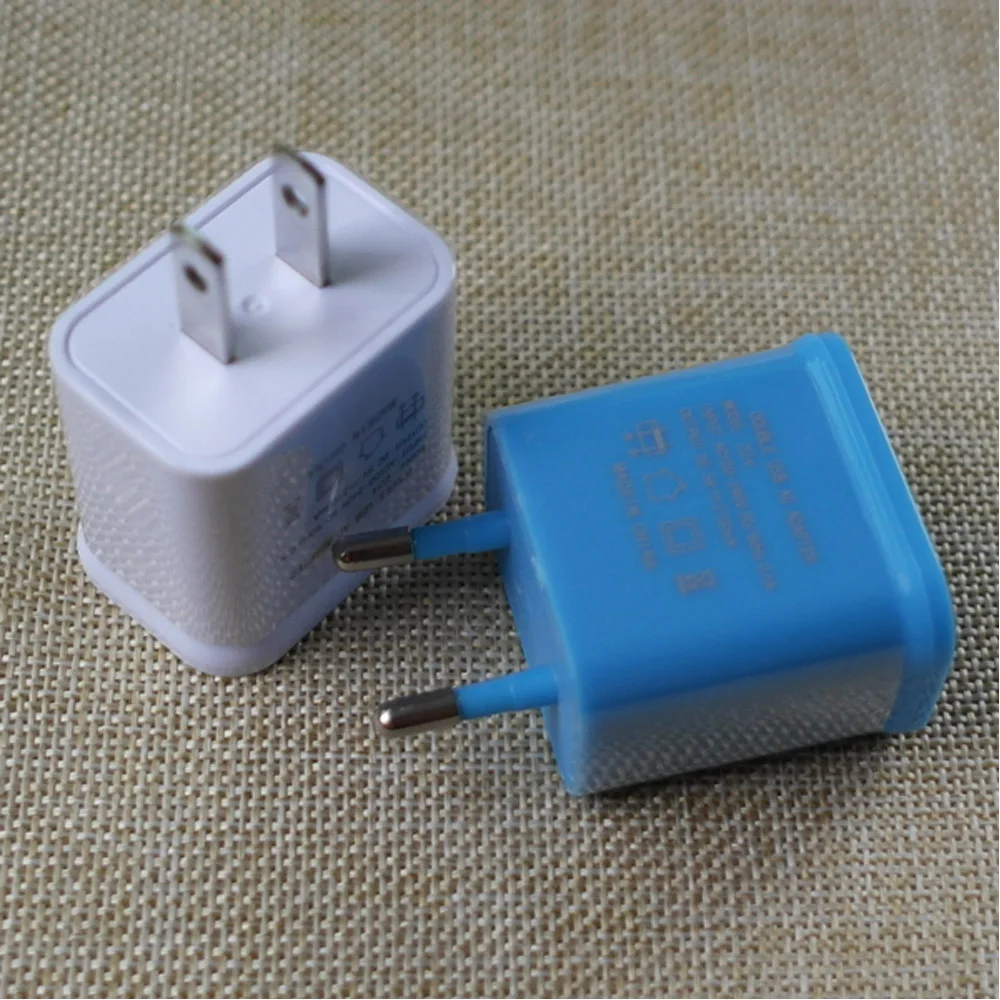 Travel Home Wall Dual 2 Port USB European/USA/Canada Plug Charging