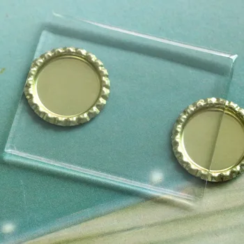 

79*63MM 3D Resin Rectangle Sticker R1MM Clear Epoxy Label DIY Highly Transparent Never Yellowing 100Pcs Free Shipping