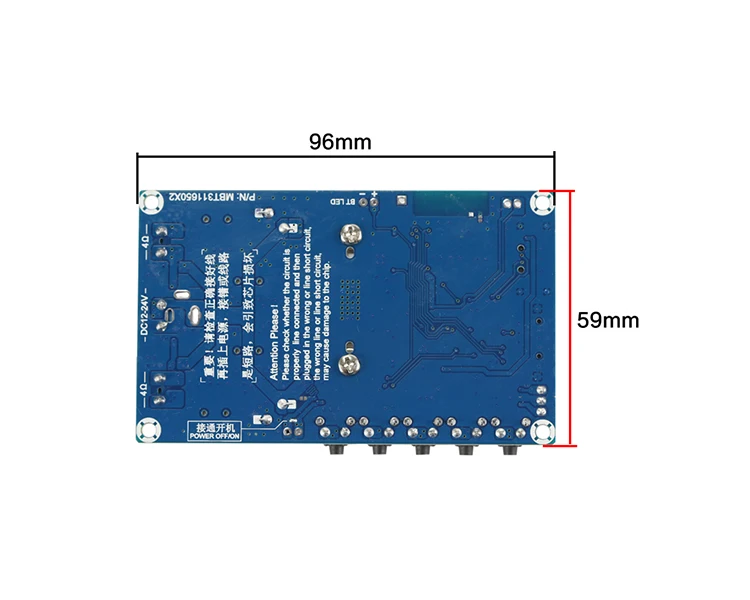 GHXAMP TPA3116D2 Bluetooth усилитель плата 50 Вт* 2 Bluetooth 4,2 Динамик Приемник плата fm-радио USB декодер WMA MP3 EQ звонки