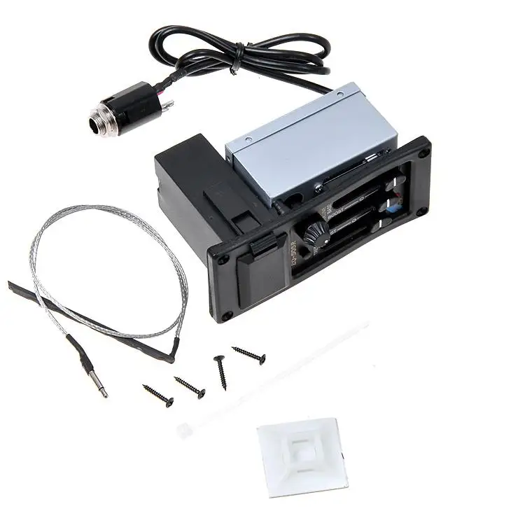 Новый 3 полосный эквалайзер для акустической гитары Piezo Pickup 505R = 704 #|piezo pickup|preamp
