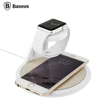 BASEUS для Apple watch держатель стенд зарядное устройство док Apple Смарт Часы Время Серии Белый Черный