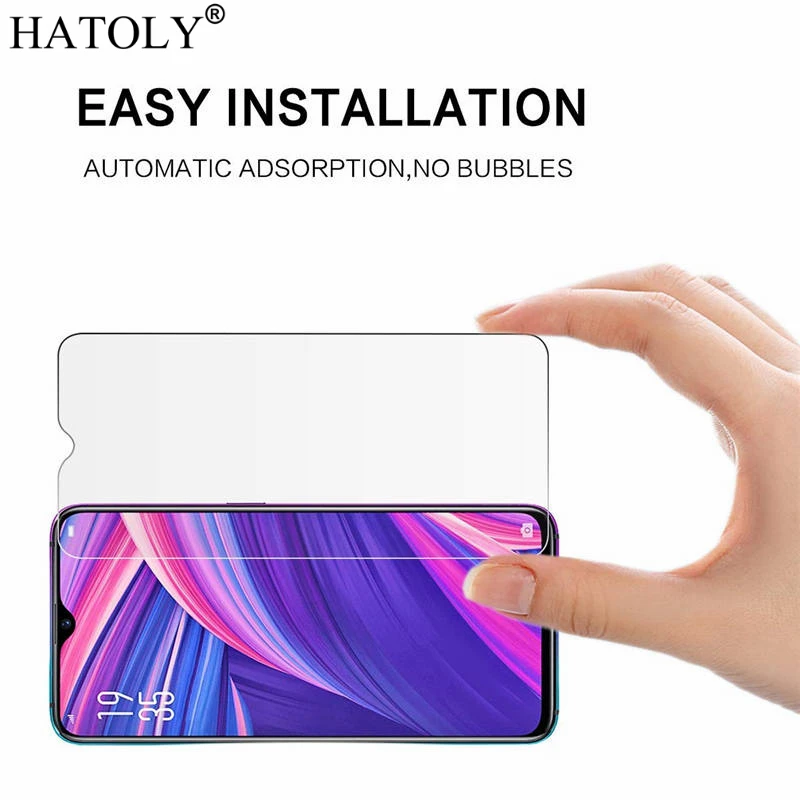 phone tempered glass 2PCS Screen Protector Glass For OPPO AX7 Tempered Glass OPPO A5 A7 A8 A15S A16 A32 A52 A53 A54 A55 A74 A94 Phone Film OPPO AX7 best screen guard for mobile