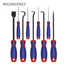 WORKPRO 9 Piece Tool Set Hook Pick and Scraper Set for Watch Clock Repair Tool Kits