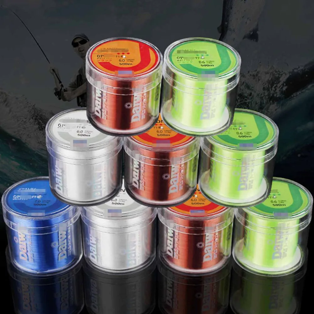 Nylon Line Super Strong Nylon Fishing Line 500M Monofilament Line Japan Material Fishline for