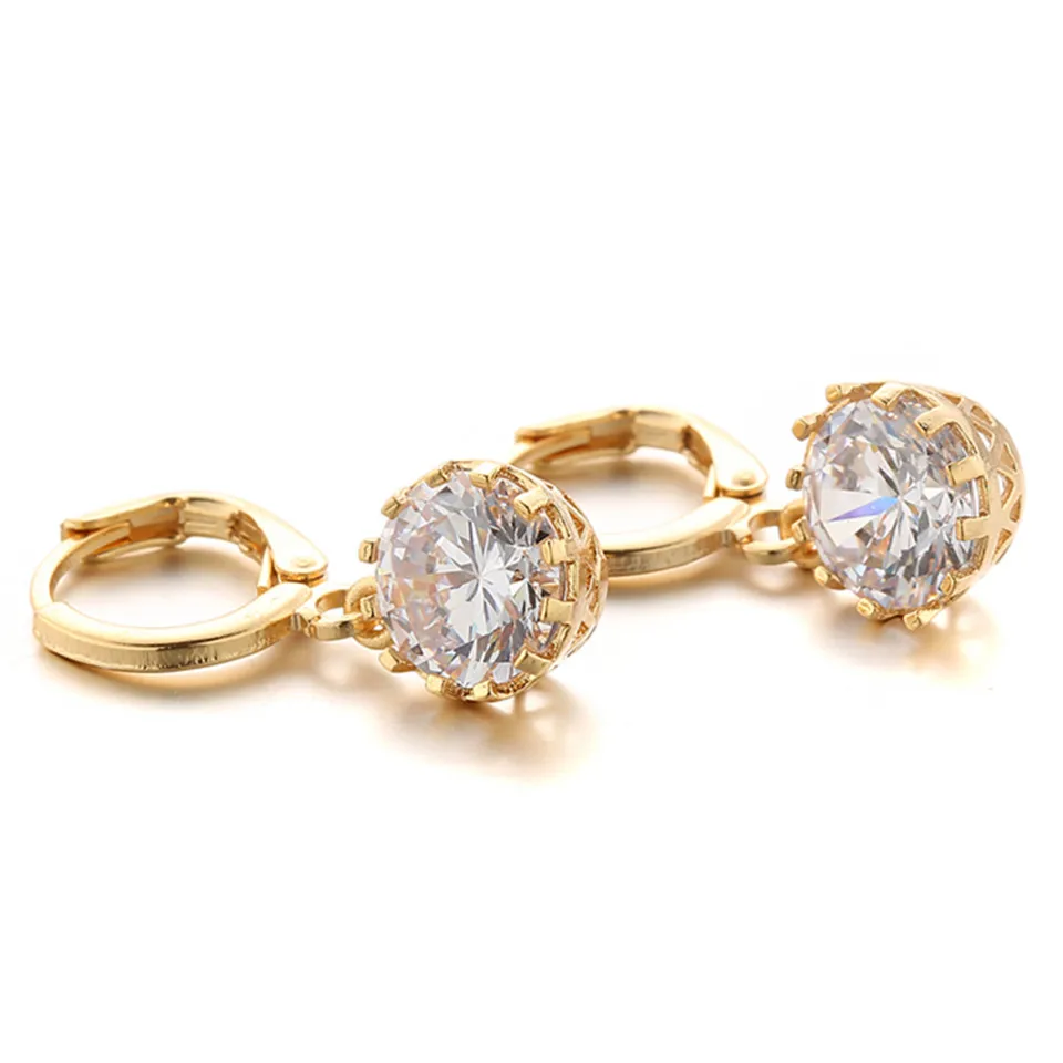 New Design 18k Gold Plated White Unique Flower Glowing Earrings Studs Animate Unicorn True Religious Wome Earings Earrings Blueearrings Nails Aliexpress