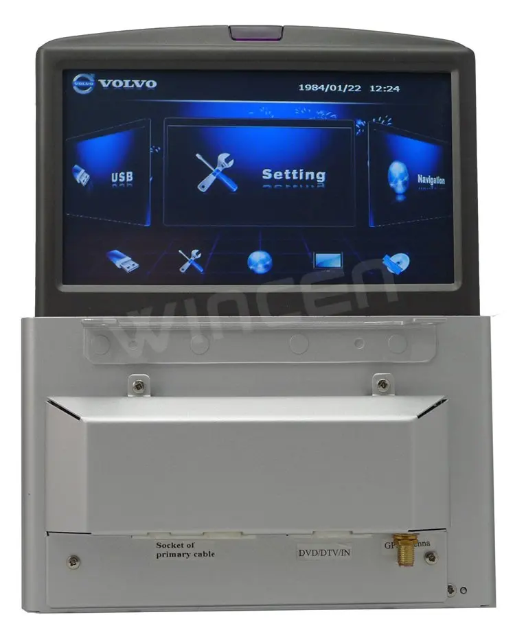 6 5 &quotавтомобильный DVD GPS плеер для Volvo XC90 с 3D меню USB SD ТВ моторизованная панель