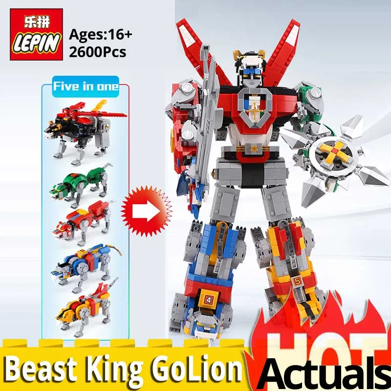 

Building Blocks Lepin 16057 Voltronly Robot King compatible legoinged 21311 action set toys for boys Robot bricks birthday gifts