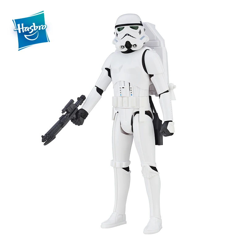 

Hasbro Star Wars Interactech Imperial Stormtrooper Figure With Sound Phrases&Lighting Voice Action Figure Collection Model Boys