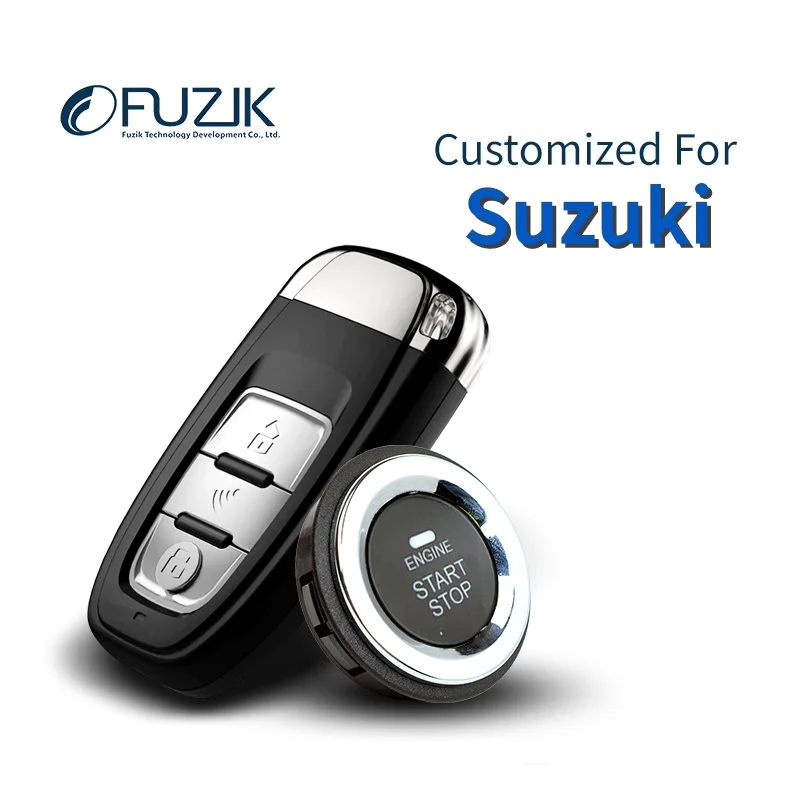 Fuzik Keyless Go Smart Key Автозапуск с дистанционным управлением запуска кнопочный для Suzuki SX4 Alto Grand vitara Swift
