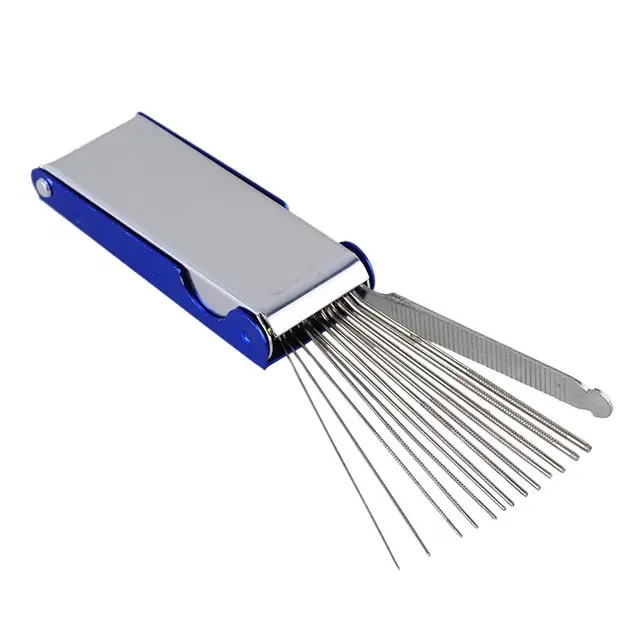 Guitar Bass Ukulele Nut Bridge Saddle Grooves Sanding Files Tool Kit