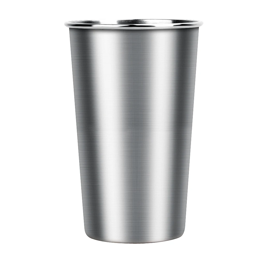350ML/500ML Stainless Steel Mugs Tumbler Pint Glasses Metal Cups