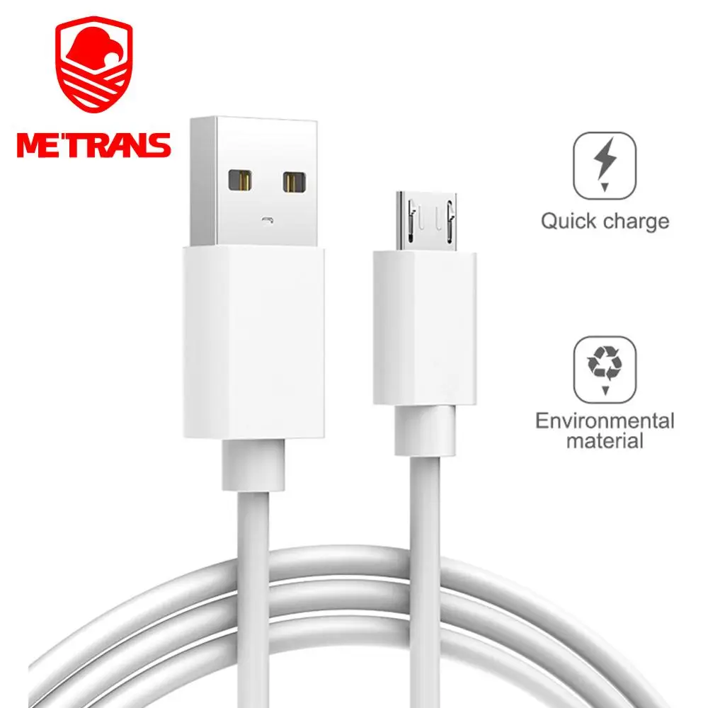 

Metrans Micro USB Cable 2A Fast Charge USB Phone Data Cable for Samsung Xiaomi Huawei USB Charging Cord Micro USB Charger Cable