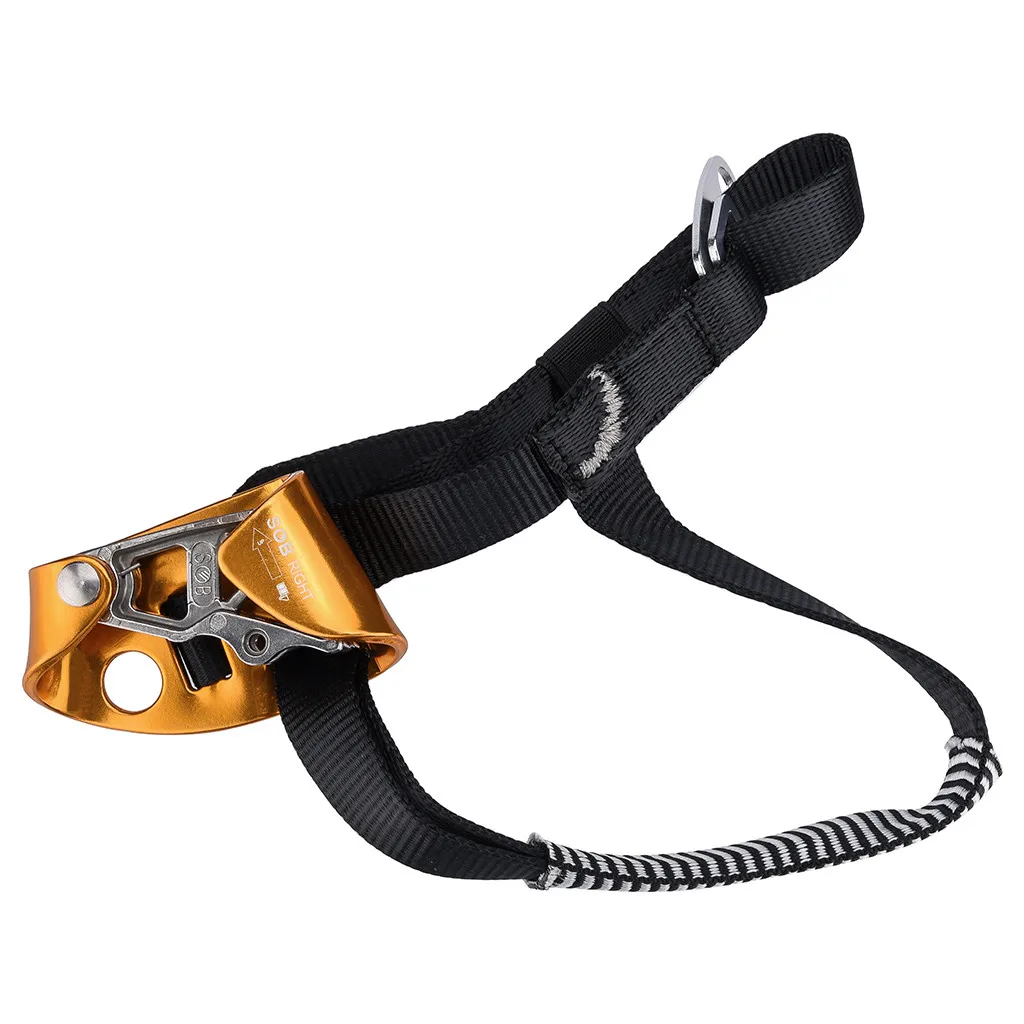 

Outdoor Left/Right Foot Ascender Riser Rock Climbing Mountaineering Equipment Suitable for 8-12mm diameter rope rock climbing
