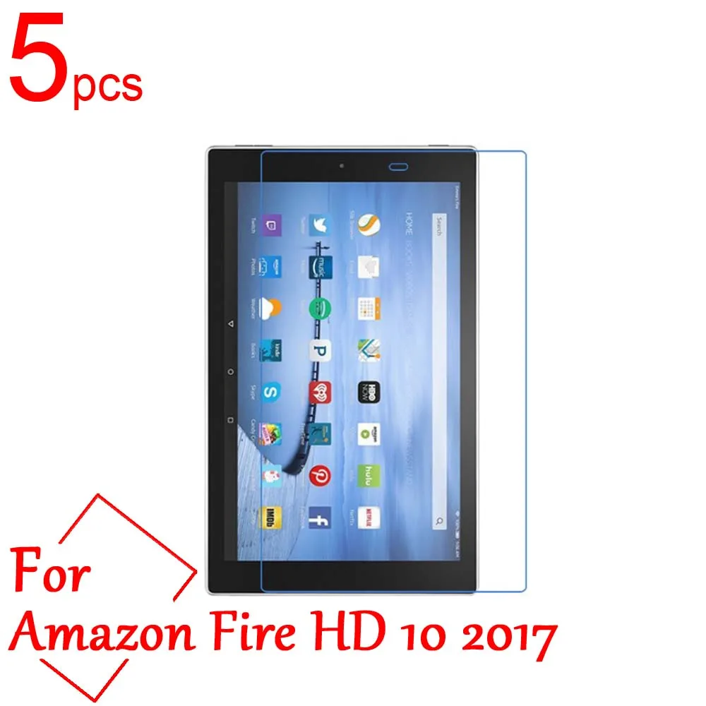

5pcs Ultra Clear/Matte/Nano anti-Explosion LCD Screen Protector Film Cover For Amazon Fire HD 10 2017 10.1 inch Protective Film