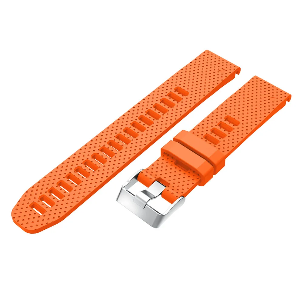 20 мм ремешок для часов Ремешок для Garmin Fenix 5S/5S Plus ремешок для часов быстросъемный силиконовый ремешок для Garmin Fenix 5S браслет - Цвет: Orange