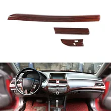 Auto Interno di Controllo Centrale Della Cornice di Copertura per Honda Accord Otto Generazione LHD Auto Accessori Styling 3 pz/set 2 Colori
