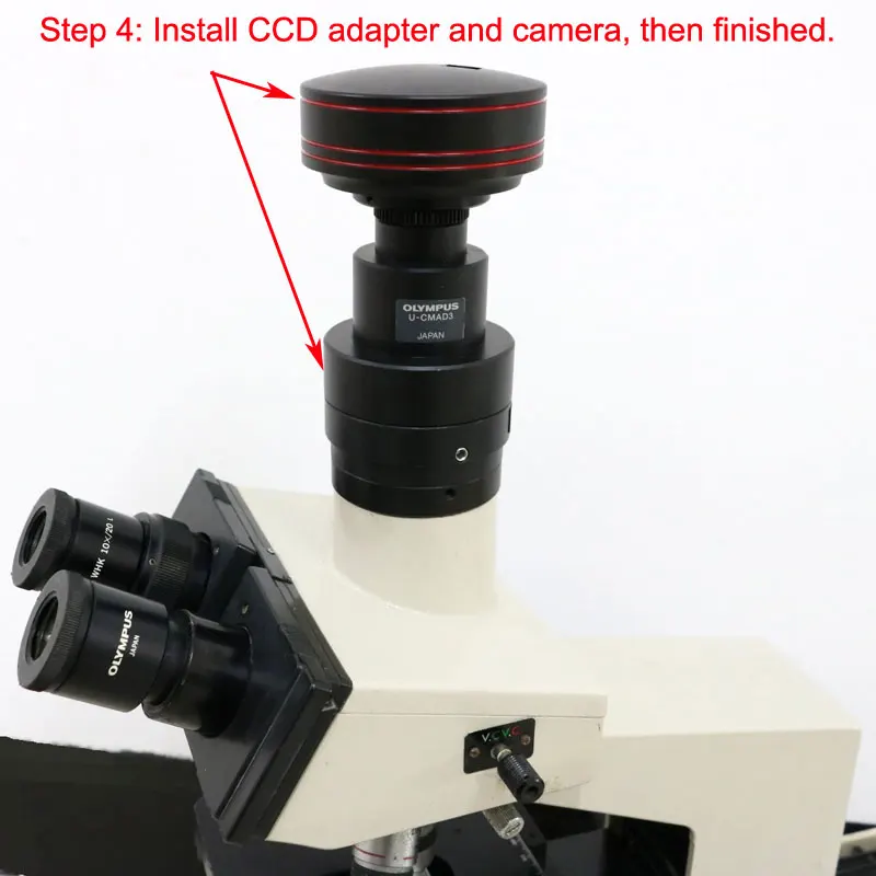 Trinocular Microscope CCD Adapter BH2 Trinocular Interface