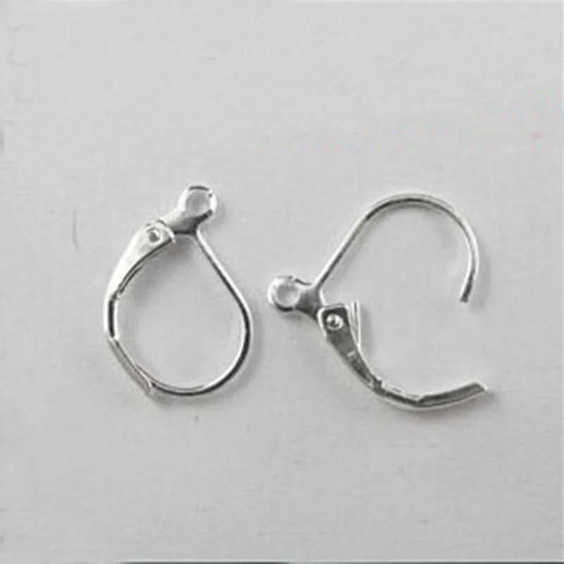 16x11mm Hooks Clip On Stopper Locks Earring French Loop Jewelry 16x11mm Hooks Clip On Stopper Locks Earring French Loop Jewelry Findings Components Pin Needles Craft Diy Making Charms Dangle In