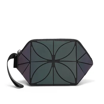 

Fashion Zipper Plaid Makeup Organizer Bag Makeup Box Professional Growing Bag Shose Women Japanese Bag