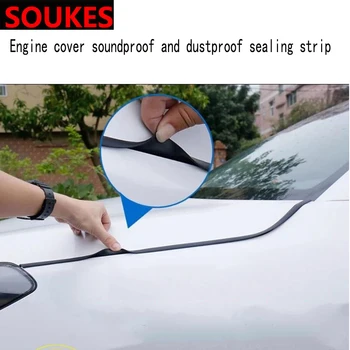 

1\1.5\2 M Car Bumper Hood Trim Sealing Strip Sticker For Suzuki Swift Bmw F10 X5 E70 E30 F20 E34 G30 E92 E91 M Volvo XC90 S60