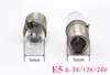 Mini ampoule indicateur lumineux E5 6.3V E5 12V E5 24V, petite ampoule de signalisation, perle de lampe E5 6V, 10 pièces/lot ► Photo 1/3
