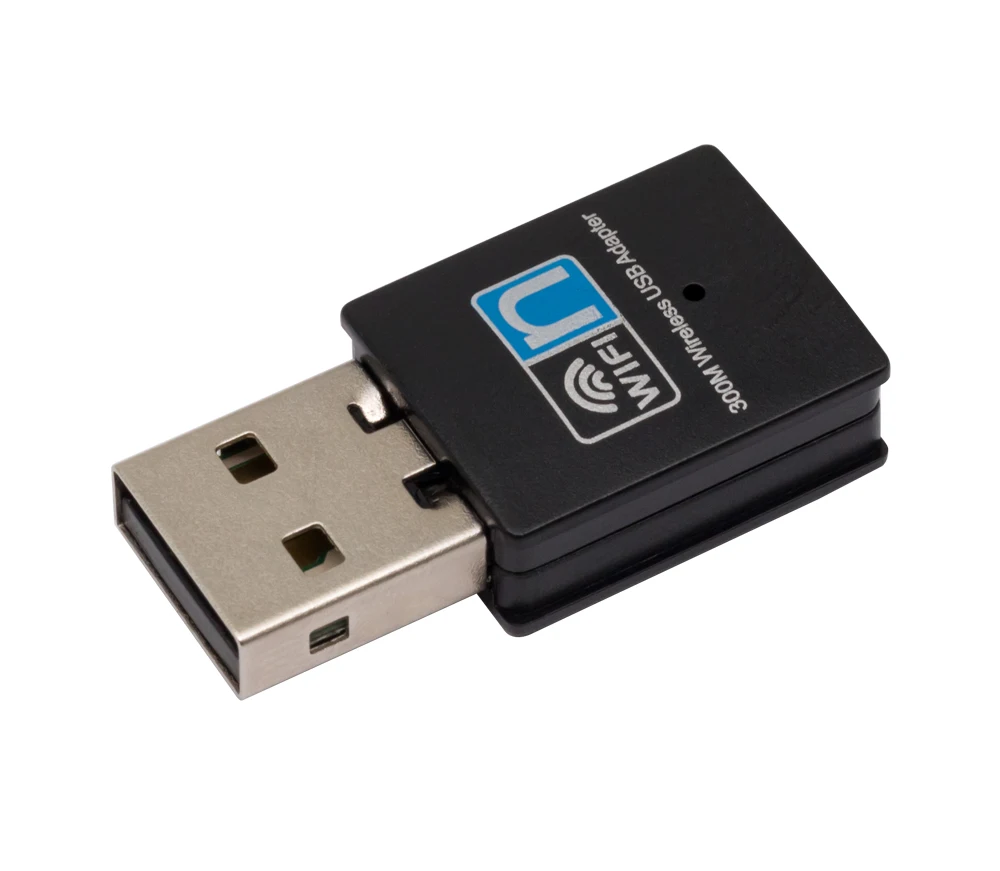 USB 2,0 WiFi Беспроводной сетевой карты 300 Мбит/с 802,11 b/g/n Сетевой адаптер с Вращающийся Антенна 2,4 г