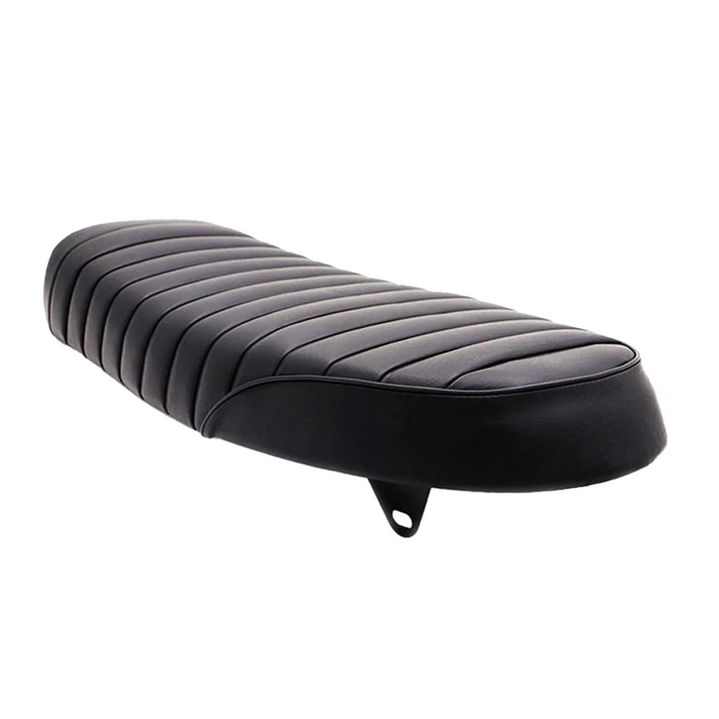 Motorcycle Vintage Flat Brat Cafe Racer Seat For Honda CB350 400 500 Motorcycle Cushion Seat Vintage Seat Cushion