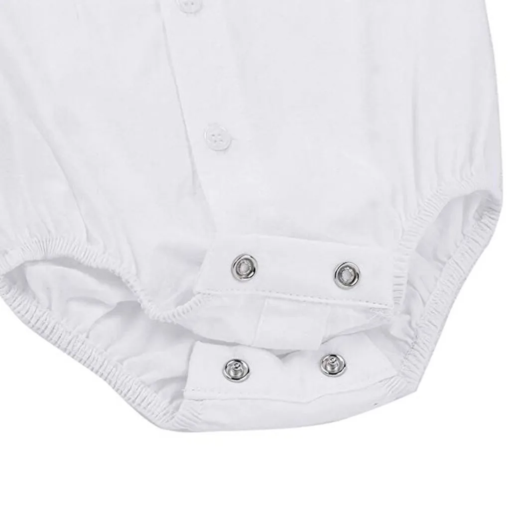 Perimedes/Летняя одежда для маленьких джентльменов; Ropmer; деловые рубашки для новорожденных мальчиков; джентльменский комбинезон; одежда для свадебной вечеринки