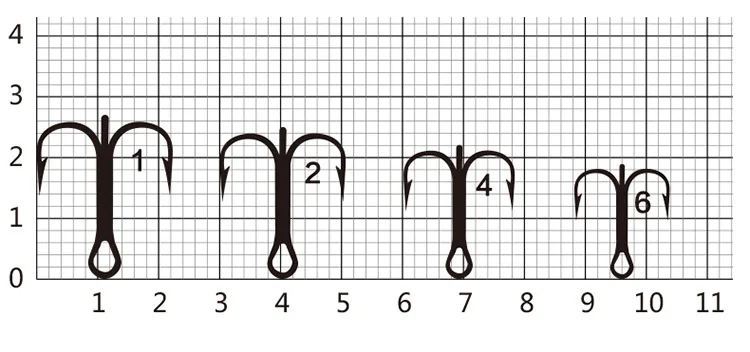 Mustad Norway происхождения рыболовный крючок наивысшего качества из высокоуглеродистой стали тройной рыболовный крючок, 4#6#8#10#, TG/TN78NP-BN