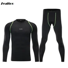 Zealtoo черные майки и штаны для велоспорта, компрессионные носки для бега, комплекты нижнего белья для занятий спортом, спортивные колготки