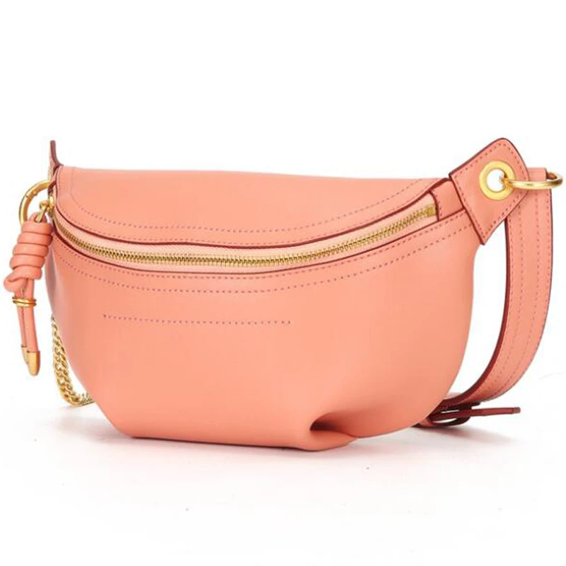 

Women bags Crossbody bags for women Waist pack Women's Shoulder Bags Genuine Leather handbags Ladies Messenger Bag 