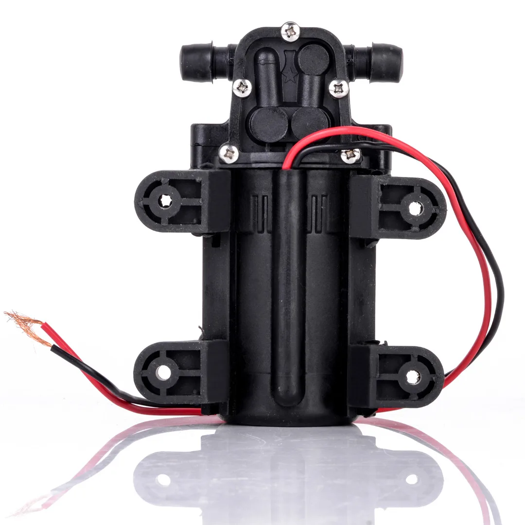 1pc DC 12V Black Water Pump 70 PSI Agricultural Electric Diaphragm Water Sprayer Pumps 3.5L / min For Garden Caravan Tool Mayitr