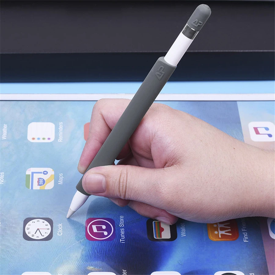 Для Apple Pencil нескользящий Силиконовый чехол-пенал держатель для карандашей защитная упаковка комплект стилус рукав протектор для Apple iPad Pencil