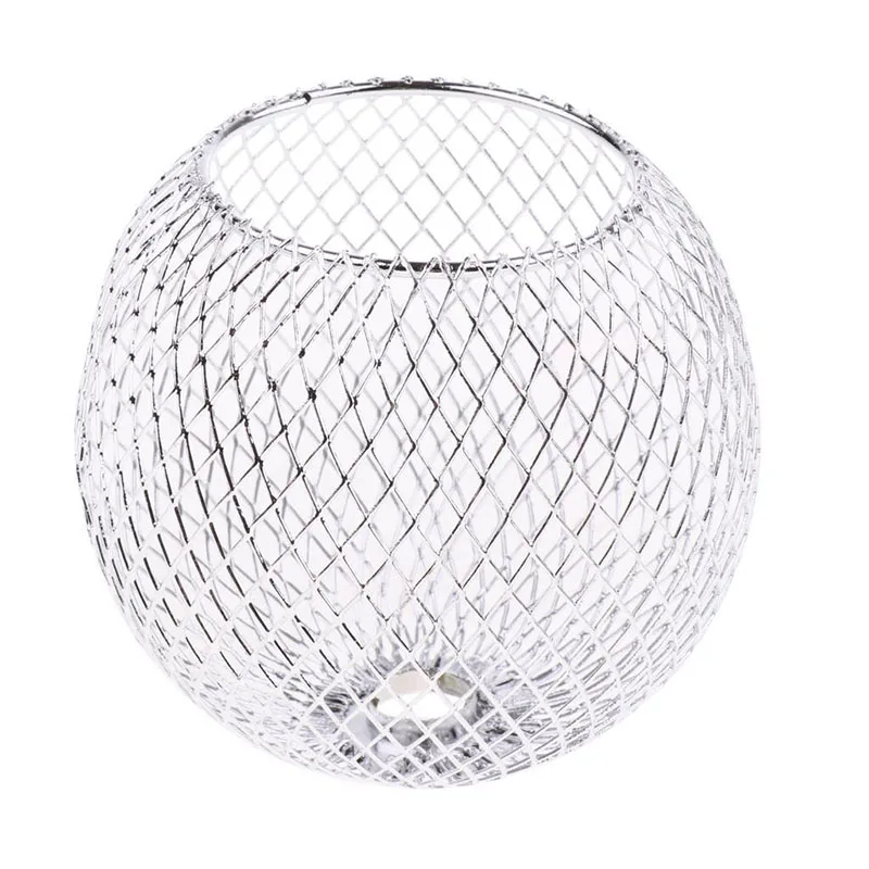 Mini Handmade Iron Lamp Shade Hanging Light Protector Mini Round Chandelier Lampshade Modern Craft Light Accessories Mayitr