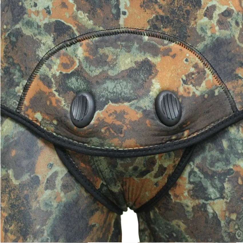 Top quality new 7mm CR neoprene diving suit camo spearfishing wetsuit (5)