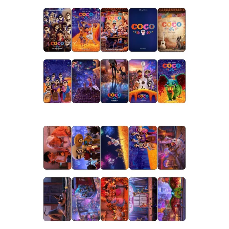 

1 PCS CoCo Movie Theme Poster DIY Waterproof Sticker Post It Decoration Scrapbooking Notebook Mohamm Sticker Flakes