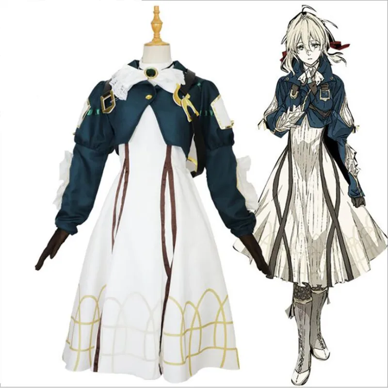 

Anime Violet Evergarden Cosplay Violet Evergarden Cos Halloween Party Japanese Sweet Lolly Dress Costume For Women