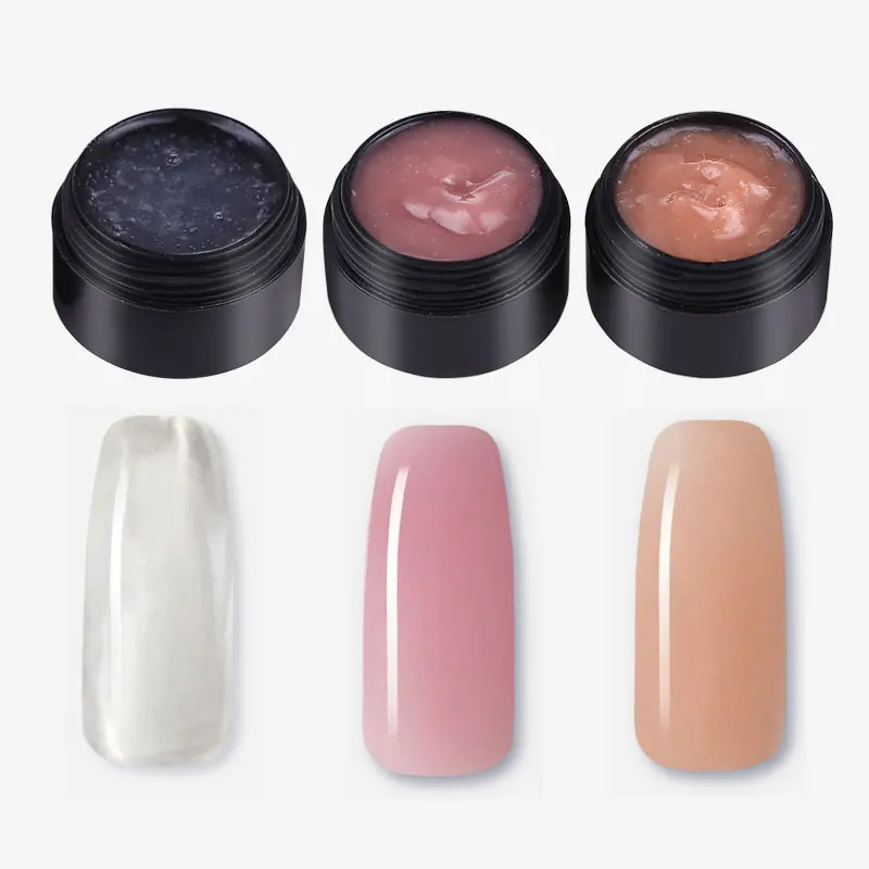 MSHARE Fiber Gel for Nail Extensions Fiberglass UV Builder Gel Nails UV