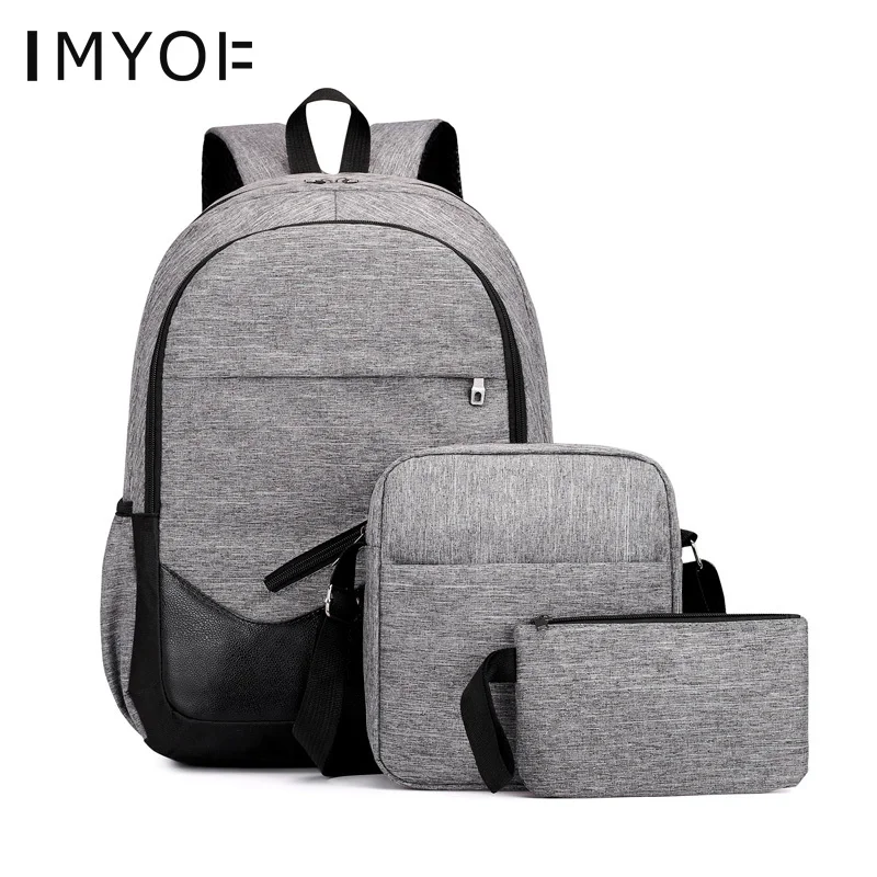 Для учащихся начальной школы рюкзак для мальчиков школьные сумки 3 шт./компл. для девочек Колледж пакет сумки на плечо для подростков рюкзак Mochila