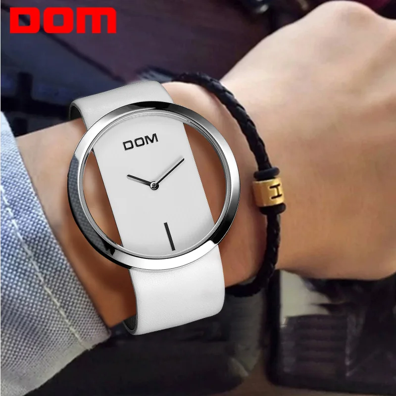 Women's Watches DOM Brand Luxury Fashion Quartz Unique Stylish Hollow Skeleton Watches Leather Sport Lady Wrist Watch Clock L205 watch women dom brand luxury fashion casual quartz unique stylish skeleton watches leather sport lady wristwatches lp205l