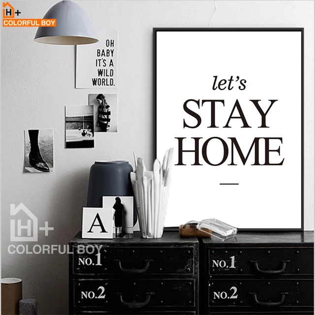 Colorfulboy quotes minimalism wall art print canvas painting black white posters and prints wall pictures for Colorfulboy quotes minimalism wall art print canvas painting black white posters and prints wall pictures for
